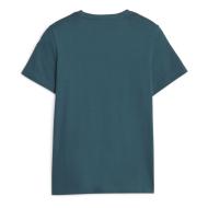 T-shirt Vert/Bleu Garçon Puma Ess+ 2 Col Logo vue 2