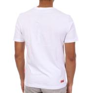 T-shirt Blanc/Rouge Homme Supreme Grip Italfigo vue 2