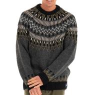 Pull Anthracite Homme Superdry Jacquard Statement pas cher