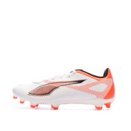 Chaussures de Foot Blanc/Orange Homme Puma Ultra 5 Play FG/AG