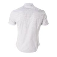 Chemise Blanche/Marine Homme Teddy Smith Cut Mc 10711556D vue 2