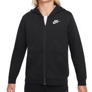 Sweat Noir Garçon Nike Nsw Ft pas cher