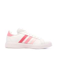 Baskets Blanc/Rose Femme Adidas Grand Court Base 2.0 vue 2