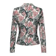 Blazer Écru/Kaki/Rouge Femme Only Tadia vue 2
