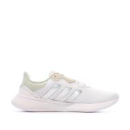 Chaussures de sport Blanches Femme Adidas QT Racer 3.0 vue 2