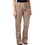 Pantalon Taupe Femme Monday Premium Cargo pas cher