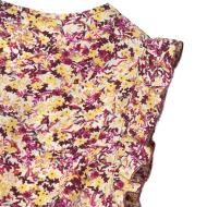 Combishort Jaune/Rose Fille Le Temps Des Cerises Fleur vue 2