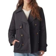 Trench Noir Femme Vero Moda Pernillemie vue 2