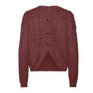 Pull Bordeaux Femme Vero Moda Tilda vue 2