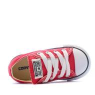 Baskets Rouge Bébé Converse All Star 7J236C vue 4