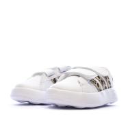 Baskets Blanches/Marron Fille Adidas Grand Court 2.0 vue 6