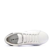 Baskets Blanches/Marine Ado Lacoste Powercourt vue 4