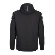 Sweat Zippé Noir Garçon Kappa Divieto vue 2