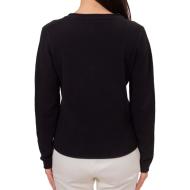 Pull Noir Femme Tommy Hilfiger Soft WW0WW43505 vue 2