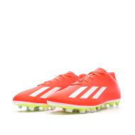 Chaussures de Foot Orange Junior Adidas X Crazyfast Club FxG vue 6