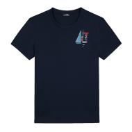 T-Shirt Marine Homme TBS Arctique Miel pas cher