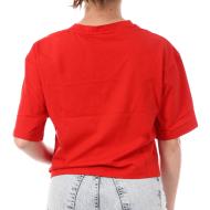 T-shirt Rouge Crop Femme Supreme Grip Ranaka vue 2