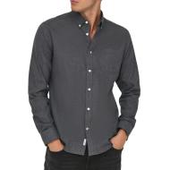 Chemise Gris Homme Only & Sons Road Life pas cher