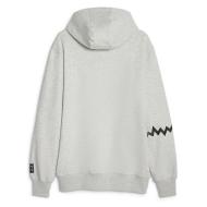 Sweat Gris Homme Puma Hoops Team vue 2