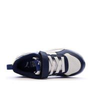 Baskets Marine/Blanche Garçon Puma Trinity 2 Lt vue 4