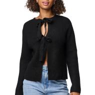 Pull Noir Femme Pieces Silly pas cher