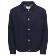 Veste Légère Marine Homme Only & Sons Structure pas cher