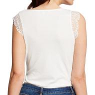 Débardeur Blanc Femme Morgan Didou vue 2