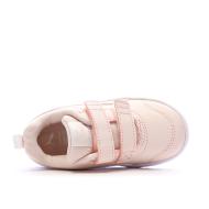 Baskets Rose/Blanches Puma Courtflex V3 V Inf vue 4