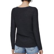 Pull Gris Femme Only Geena Xo vue 2