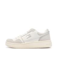 Baskets Blanches/Beiges Femme Tommy Hilfiger Retro pas cher