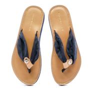 Tongs Marine Femme Tommy Hilfiger Leather Footbed vue 3