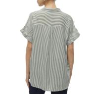 Weißes/grünes Hemd für Frauen Vero Moda Bumpy 10310139 Ansicht 2