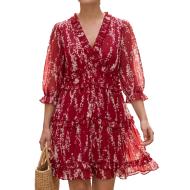Robe Rouge Femme Vero Moda Gabriella pas cher