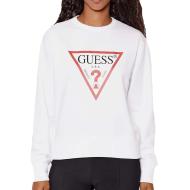 Sweat Blanc Femme Guess Original Fleece