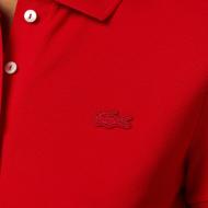 Polo Rouge Femme Lacoste PF5462 vue 3