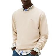 Sweat Beige Homme Tommy Hilfiger Reg Flag Crews 26