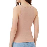 Débardeur Rose Femme Calvin Klein Jeans Woven vue 2