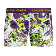 Boxer Violet/Blanc Homme Jack & Jones Skull pas cher