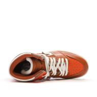 Air Jordan 1 High MM Baskets Oranges Femme Nike vue 4