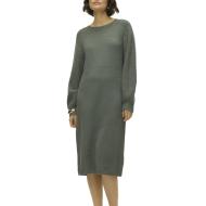 Robe Pull Verte Femme Vero Moda Enya pas cher
