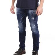 Jean Slim Bleu Foncé Homme Paname Brothers pas cher