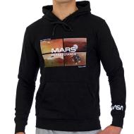 Sweat Capuche Noir Homme Nasa 08H pas cher