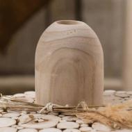 Vase en bois Today Paulonia D 10 x H 18 cm pas cher
