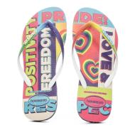 Tongs Multicolore Mixte Havaianas Slim Pride Rainbow vue 3