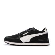 Baskets Noires/Blanches Homme Puma Runner pas cher