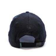Casquette Noire Mixte Lacoste Monochrome Cotton Twill vue 3