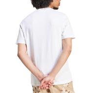 T-Shirt Blanc Homme Adidas Camo IX6743 vue 2