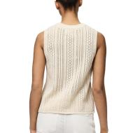 Débardeur Beige Femme Pieces Nuka vue 2