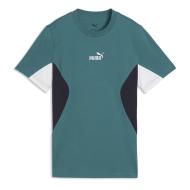 T-Shirt Vert Garçon Puma Ess Block