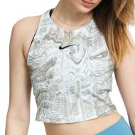 Débardeur à motifs Ecru Femme Nike Tank Aop Print pas cher